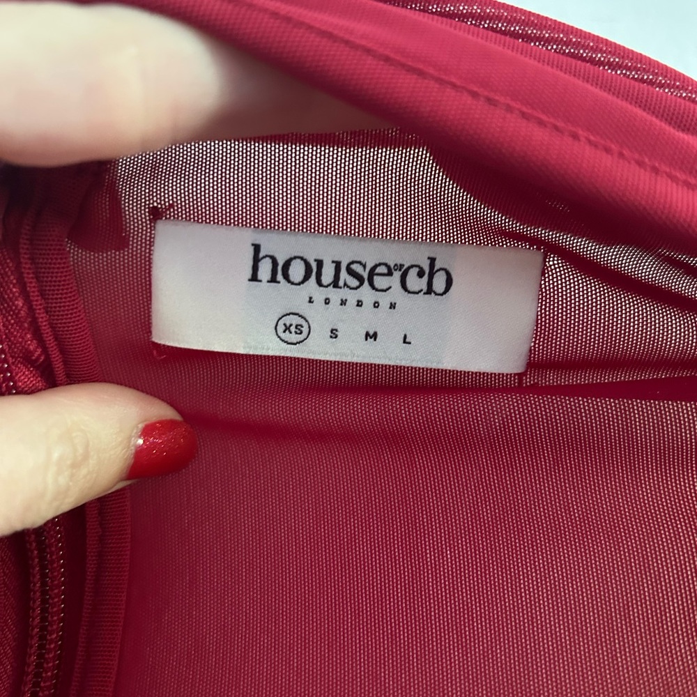 HOUSE OF CB NWOT RED DRESS